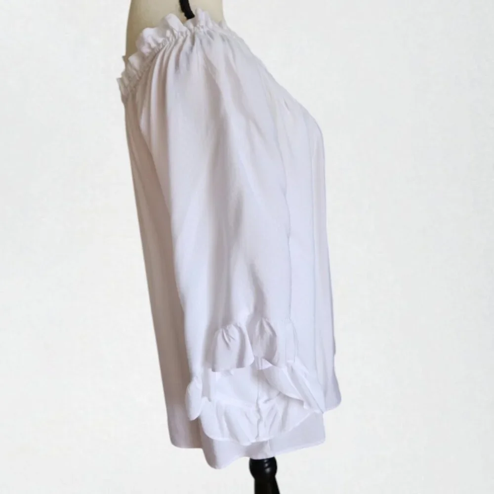 H&M Off-Shoulder Ruffle Blouse - Picture 4 of 7